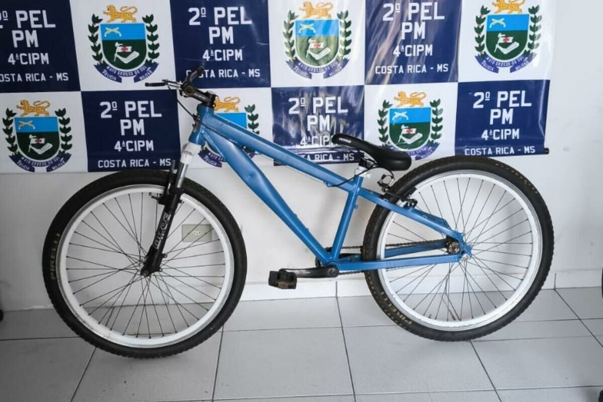 Imagem de compartilhamento para o artigo Polícia Militar de Costa Rica recupera bicicleta furtada na cidade da MS Todo dia